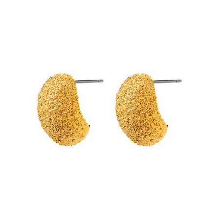 MYSTIQUE MIRAGE Серьги Fuzzy Oval Earrings – Gold