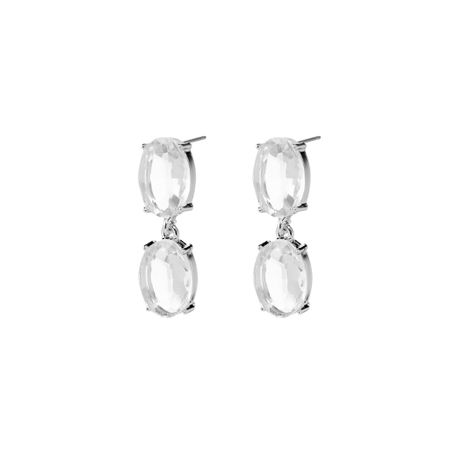 FREE FORM Серьги Silver With Two Symmetrical Crystals Earrings english vocabulary form 5 словарь по английскому языку 5 е издание