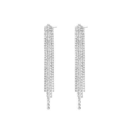 DÉJÀ VU Серьги Voluminous Floating Crystals Earrings