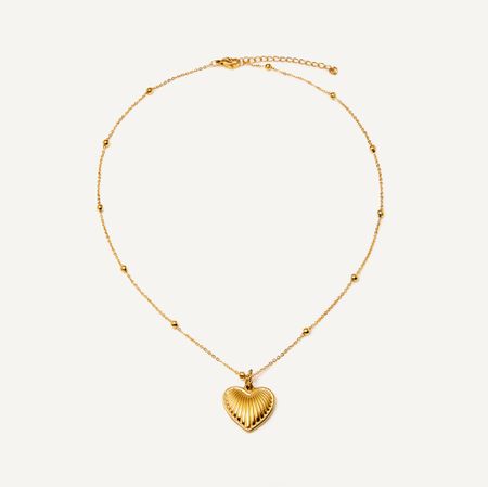 PLAIN STUDIO Колье My Heart's Ray Necklace - Gold