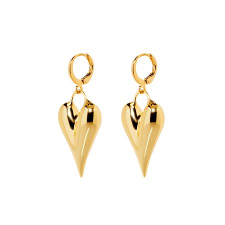 DÉJÀ VU Серьги Sharp Heart Earrings – Gold