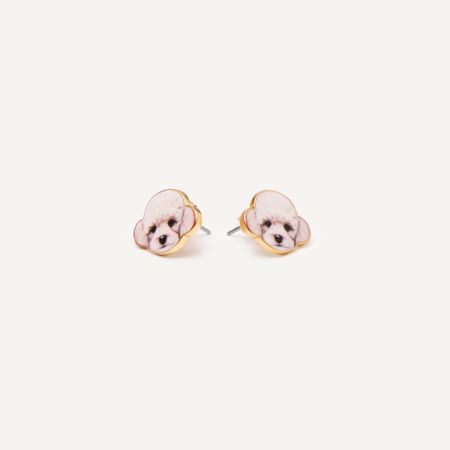 DÉJÀ VU Серьги Doggy Stud Earrings – Poodle