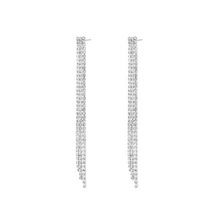 DÉJÀ VU Серьги Short Medium Floating Crystals Earrings