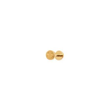 VIVA LA VIKA PIERCING LAB Лабрет Plain Smile Stud Earring - Gold