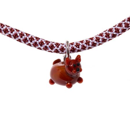 HOLLY JUNE Колье Knitted Kitten Necklace - Chocolate British Cat