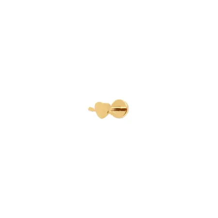 VIVA LA VIKA PIERCING LAB Лабрет Plain Broken Heart Stud Earring – Gold o vistica the museum of broken relationships