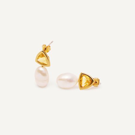MYSTIQUE MIRAGE Серьги Pearl Abstraction Earrings