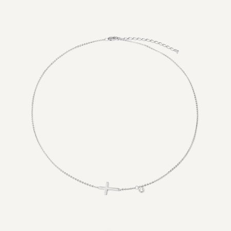 VIVA LA VIKA Колье Tiny Cross Necklace