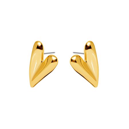 MYSTIQUE MIRAGE Серьги Subtle Heart Earrings – Gold