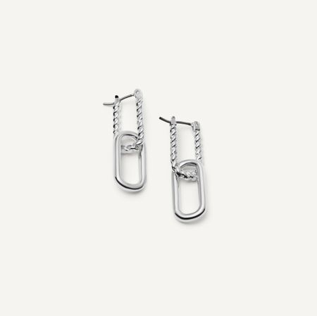 PLAIN STUDIO Серьги Entwined Bonds Earrings – Silver