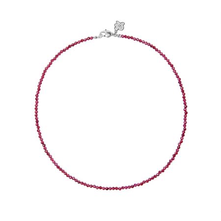 HOLLY JUNE Колье Garnet Tiny Necklace