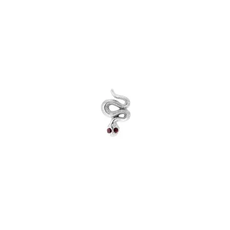 VIVA LA VIKA PIERCING LAB Лабрет Snake Stud Earring - Silver