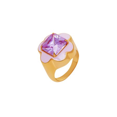 VIVA LA VIKA Кольцо Stern Flower Ring - Lavender