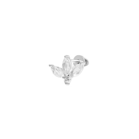 VIVA LA VIKA PIERCING LAB Пусет Shamrock Stud Earring