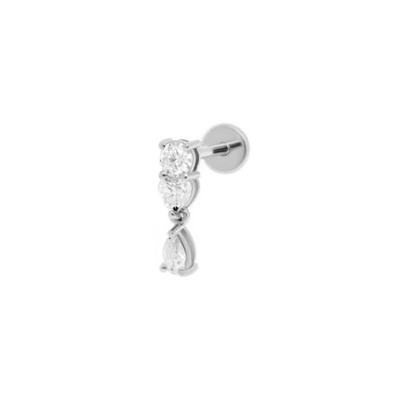 VIVA LA VIKA PIERCING LAB Лабрет Magic Drop Earring – Silver