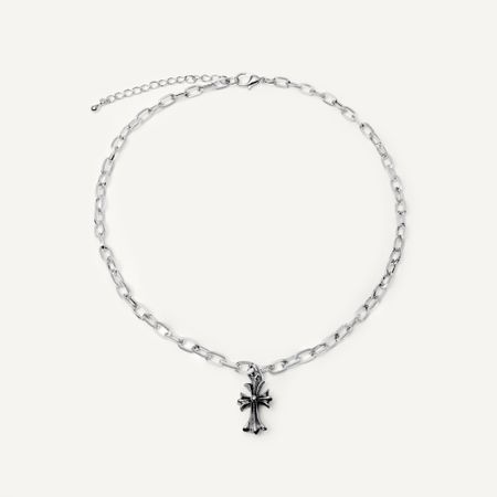 NOIR BY VLV Колье Midnight Cross Necklace