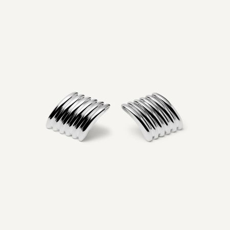 PLAIN STUDIO Клипсы Plain Brackets Earrings