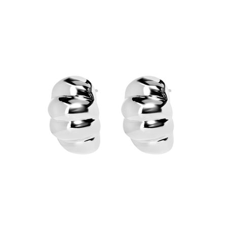 PLAIN STUDIO Серьги Silver Seashell Earrings