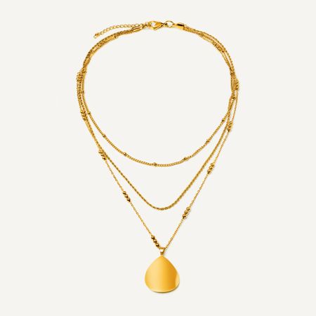 PLAIN STUDIO Колье Multi-layered Necklace - Gold