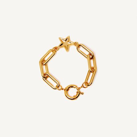 TIMELESS PEARLY Браслет Gold Chain Bracelet Whith Star Charm
