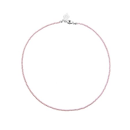 HOLLY JUNE Колье Hematite Tiny Necklace