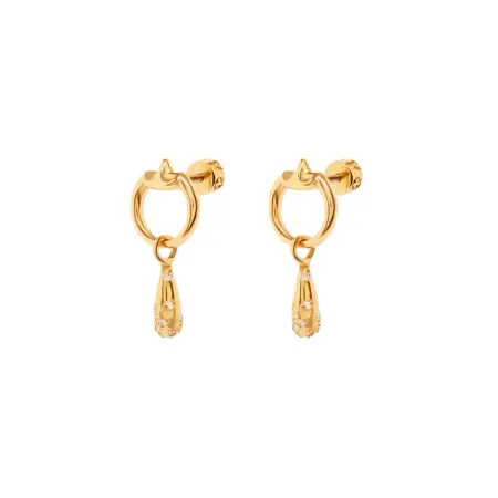 VIVA LA VIKA Серьги Crystal Saddle Earrings - Gold