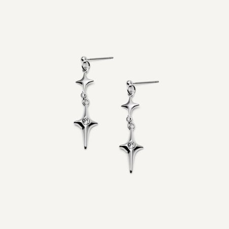 NOIR BY VLV Серьги Moonlit Cross Earrings