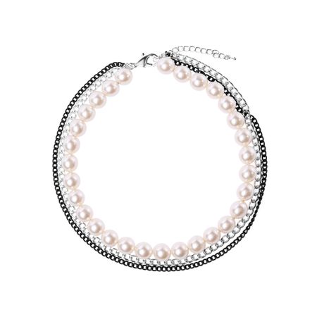 FREE FORM Колье Mult Layered Necklace With Pearls