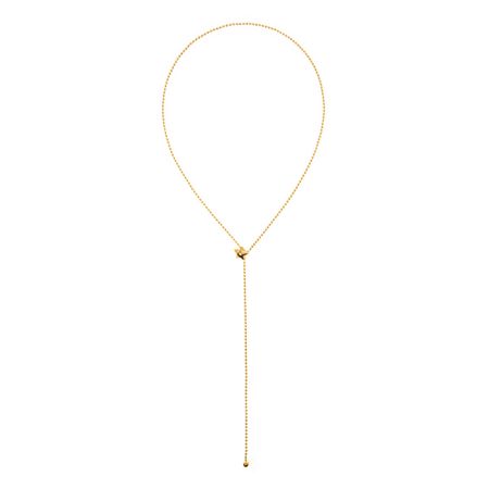 MYSTIQUE MIRAGE Колье Ball Chain Star Necklace - Gold