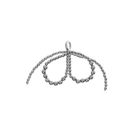 HOLLY JUNE Подвеска на обувь Super Sneakers Bow - Hematite