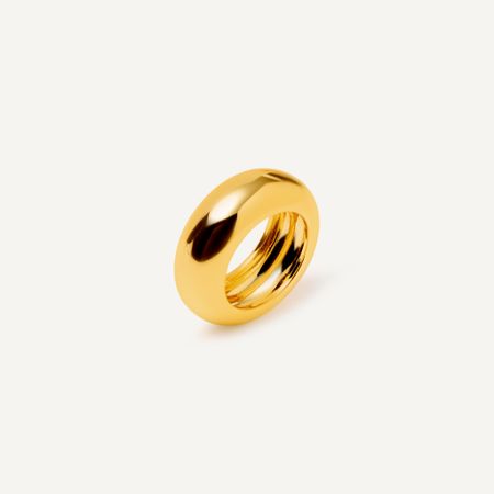 PLAIN STUDIO Кольцо Soft Line Ring - Gold