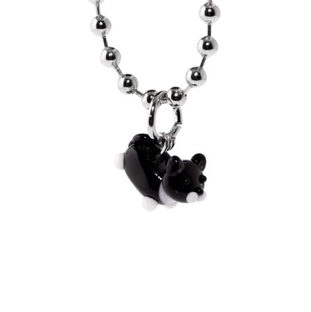 HOLLY JUNE Колье Favorite Fluffy Necklace - Tuxedo Cat
