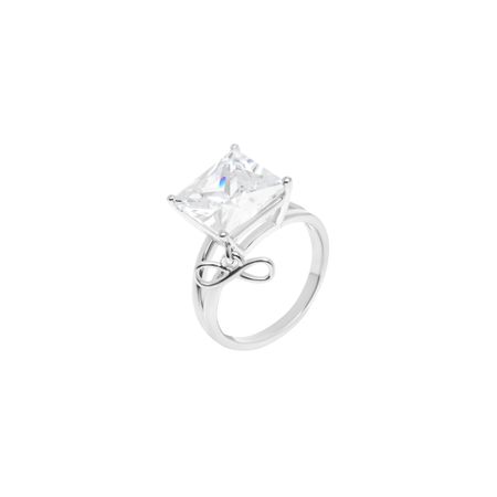 VIVA LA VIKA Кольцо Crystal Square Infinity Ring