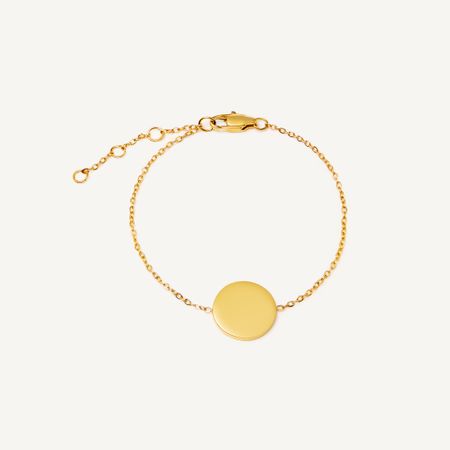 PLAIN STUDIO Браслет Soft Round Bracelet - Gold