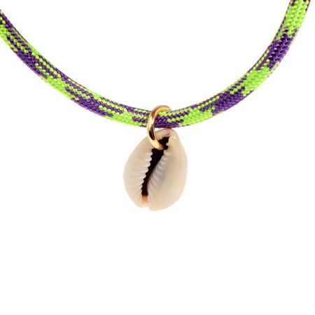 HOLLY JUNE Анклет Shell In A Knot - Light Green