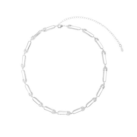 MYSTIQUE MIRAGE Колье Crystal Pin Necklace – Silver