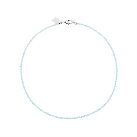HOLLY JUNE Колье Amazonite Tiny Necklace