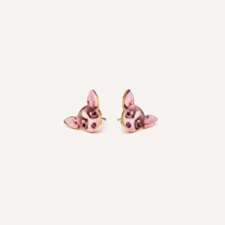 DÉJÀ VU Серьги Doggy Stud Earrings – Chihuahua