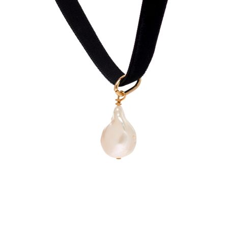 PEARLY CLOUD Колье Baroque Velvet Necklace