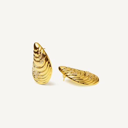 VIVA LA VIKA Серьги Mermaid Earrings - Gold