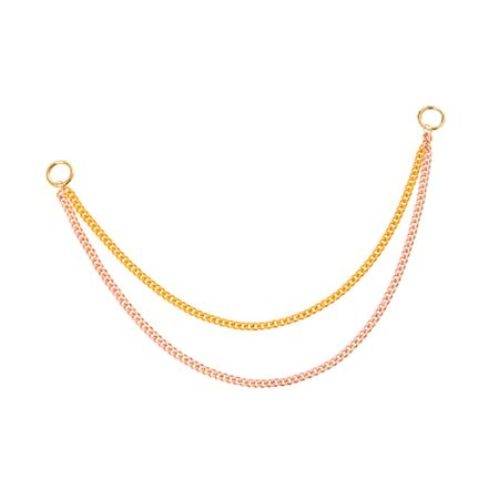 HOLLY JUNE Цепь на тело On The Beach Belly Chain