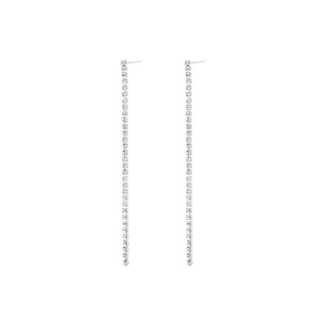 DÉJÀ VU Серьги Tiny Floating Crystals Earrings