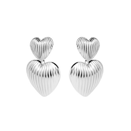 PLAIN STUDIO Серьги Shell Heart Earrings