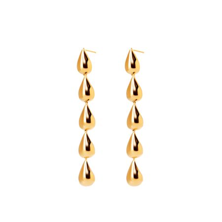 PLAIN STUDIO Серьги Drop Threads Earrings – Gold