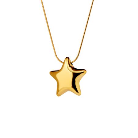 DÉJÀ VU Колье Chic Star Necklace - Gold
