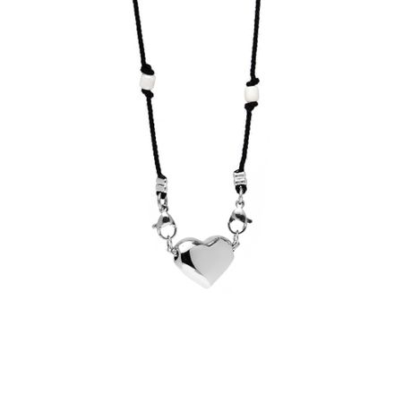 VIVA LA VIKA Колье Knitted Heart Necklace – Silver