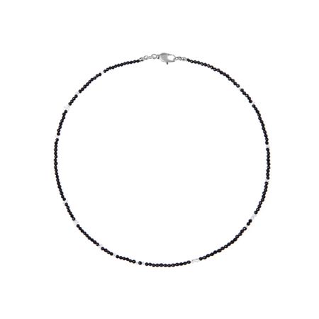 HOLLY JUNE Колье Black Diamant Necklace