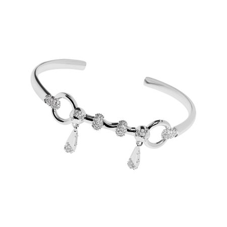 VIVA LA VIKA Браслет Snaffle Bit Bracelet - Silver