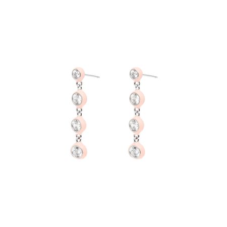 VIVA LA VIKA Серьги Crystal Peach Strings Earrings