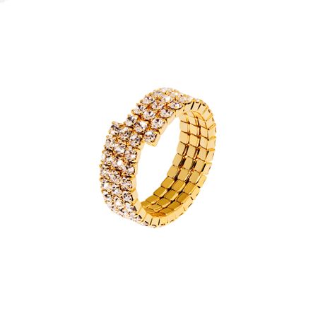 MYSTIQUE MIRAGE Кольцо Radiant Bond Ring - Gold Crystal